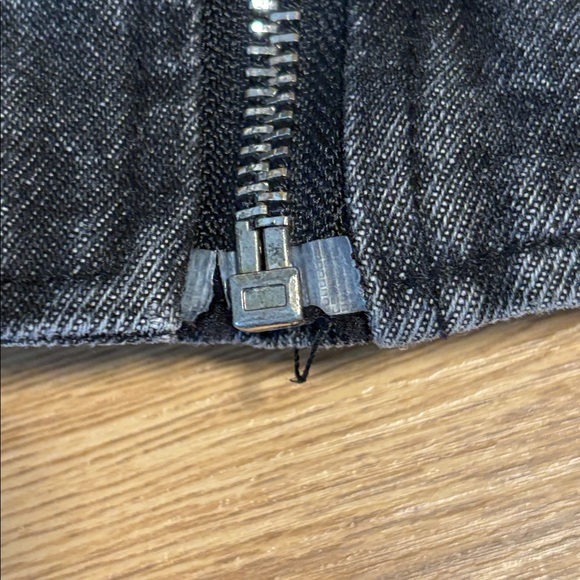 L'ATISTE Charcoal Denim Jacket with Silver Buttons - Picture 7 of 7